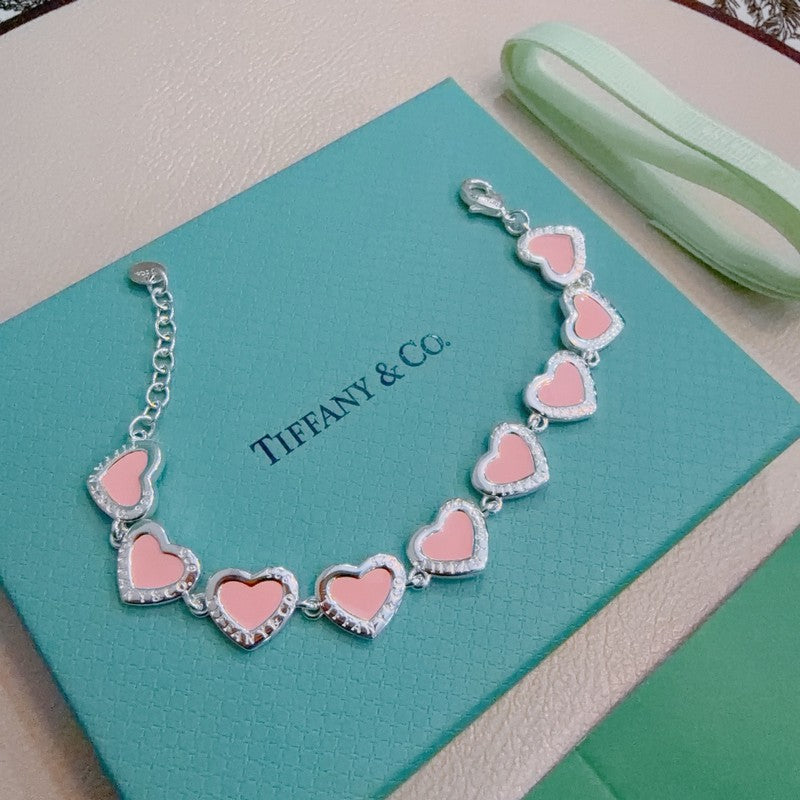 18K Return to Tiffany Green Heart Tag Bracelet